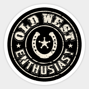 Old West Enthusiast Sticker